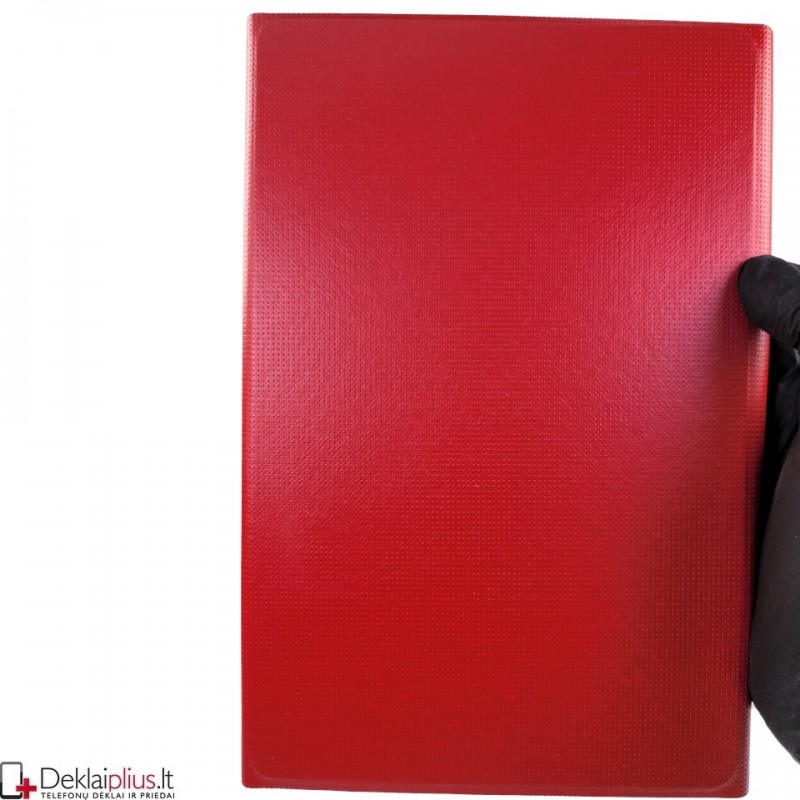 Folio dirbtinos odos atverčiamas dėklas - raudonas (Lenovo tab m10 10.1 (3rd gen) (TB328FU-TB328XU) Folio dirbtinos odos atverčiamas dėklas - raudonas (Lenovo tab m10 10.1 (3rd gen) (TB328FU-TB328XU)
